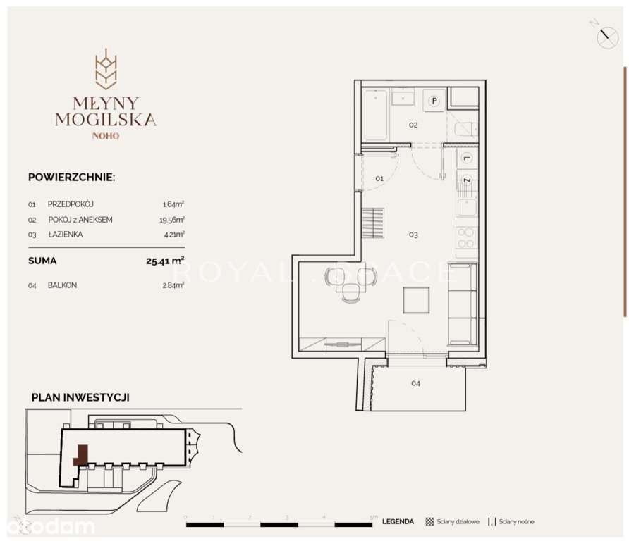 Kawalerka w stanie deweloperskim w NOHO - Pełny obrazek: 5/5