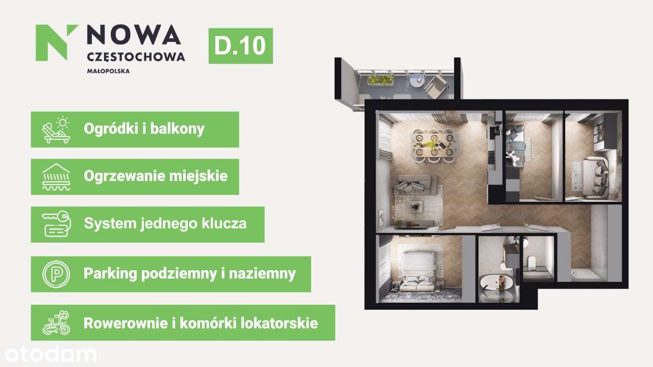 4-pok. z garderobą i balkonem dla rodziny! - Pełny obrazek: 4/16