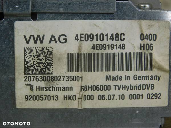 Wzmacniacz Tuner Moduł Audi A6 C6 4E0910148C - 4