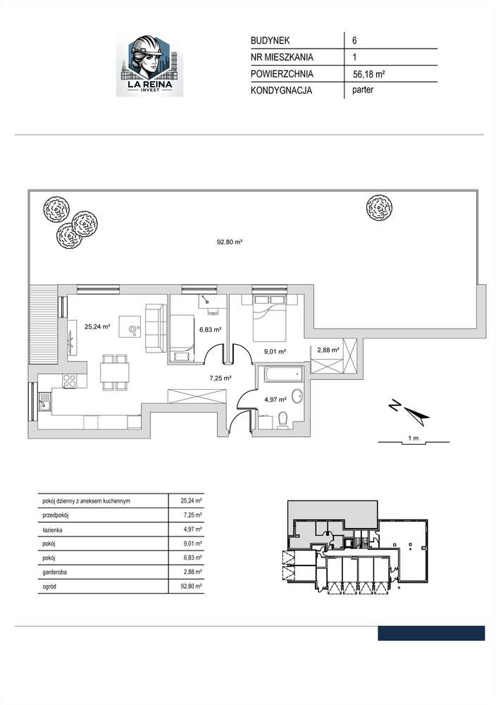 3 pokojowe mieszkanie z ogródkiem 90m2 w stanie deweloperskim!-3