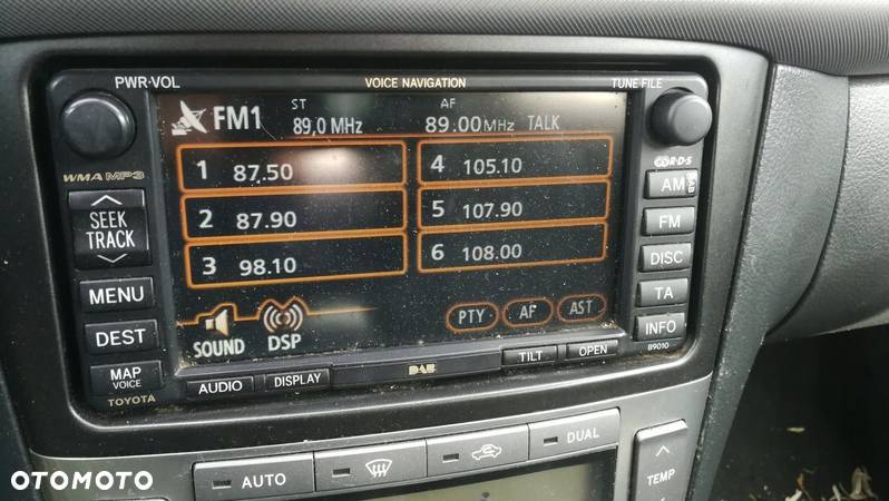 Radio nawigacja Corolla verso RAV4 Toyota Avensis t25 03-08 - 1