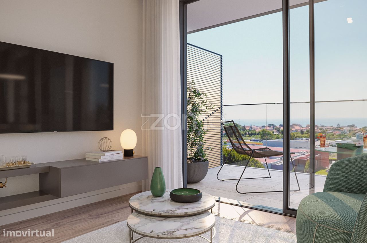 Apartamento T2 Novo - 2 Suítes e Varanda a Poente – Canidelo, VN Ga... - Grande imagem: 1/18