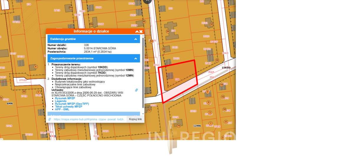 Starowa Góra – duża działka 2834 m² pod dom (mpzp)-7