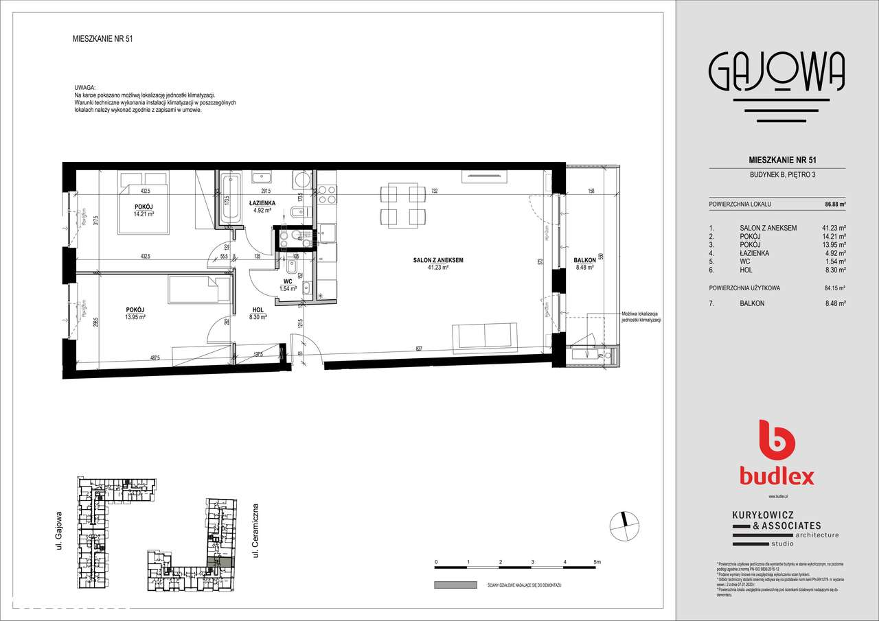 Gajowa  | mieszkanie 3-pok. | B.51 - Pełny obrazek: 2/7