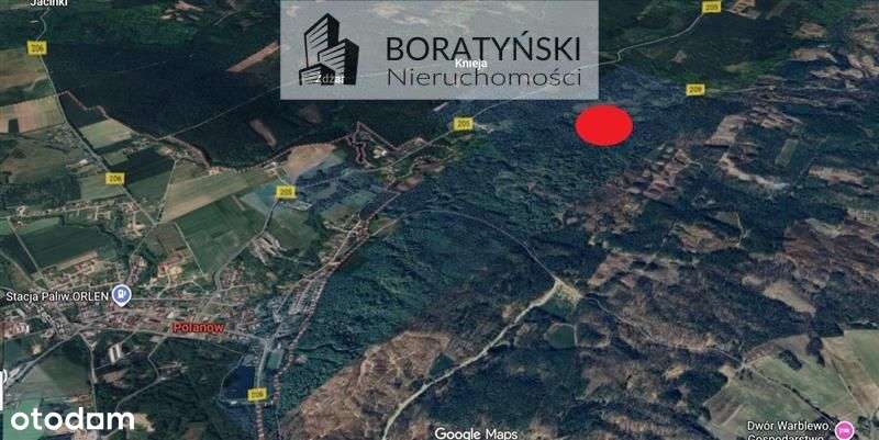 Działka z linią brzegową rzeki Grabowa-0