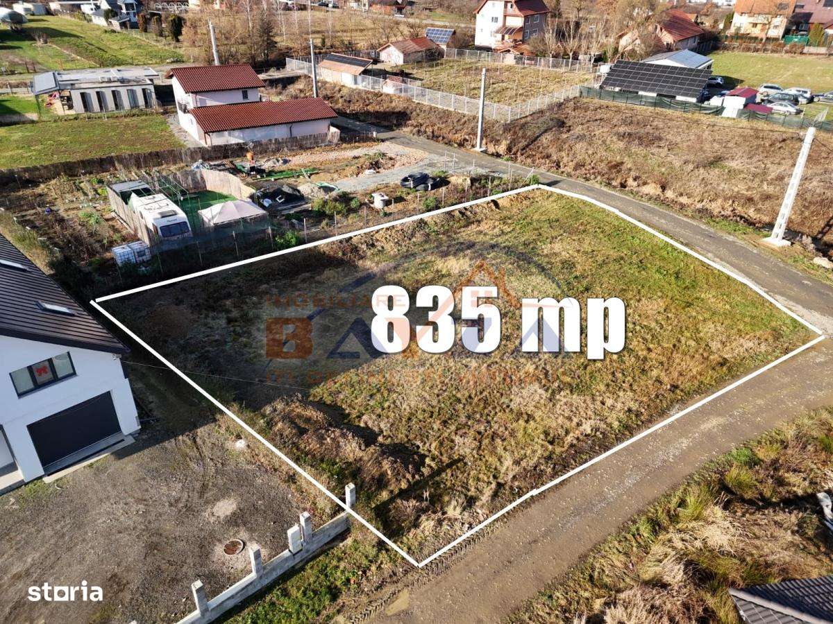 Coltău – teren intravilan 835 mp, acces din 2 drumuri |  Comision 0% - Imagine principală: 5/6