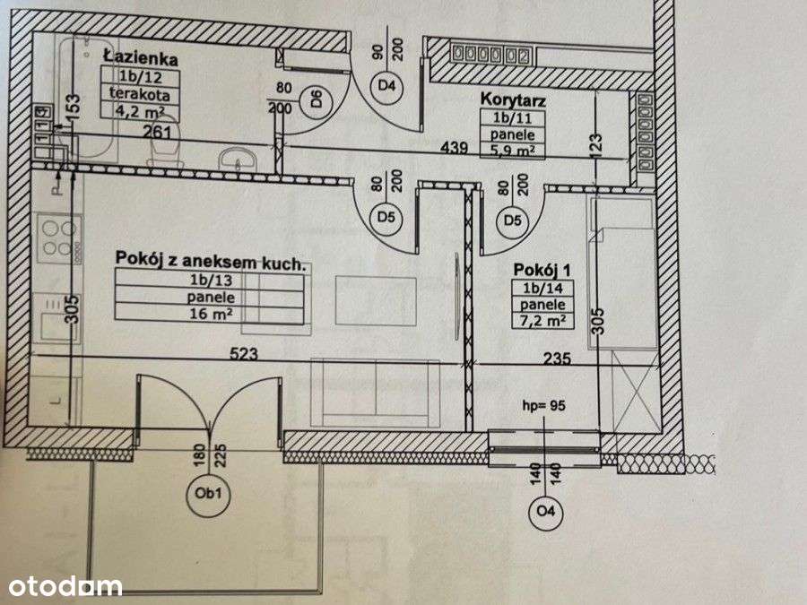 Tylko u Nas Nowe 2 Pokoje 1 Piętro Balkon Pyrzycki-14