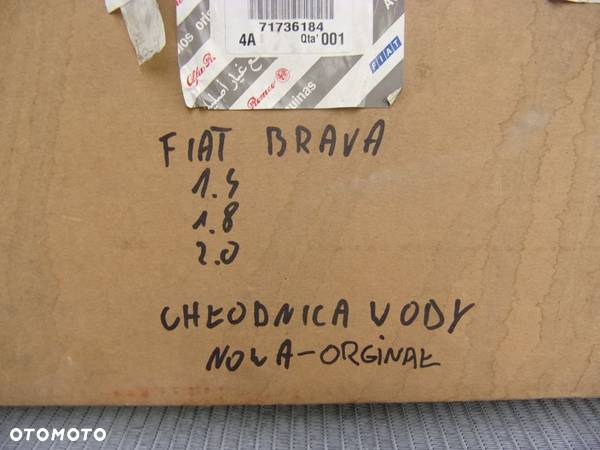 FIAT BRAVA 1.4 1.8 2.0 CHŁODNICA WODY 71736184 - 7