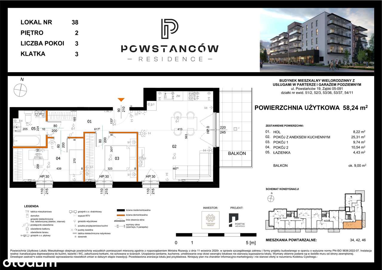 Mieszkanie w nowej inwestycji - centrum Ząbek – M38