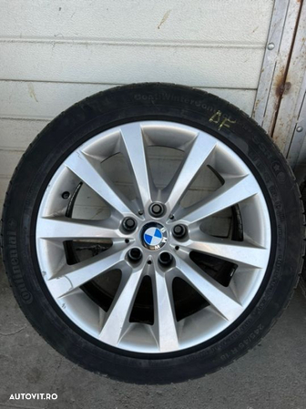 Jante Bmw seria 5 F10/F11 cu cauc 245/45/R18 dot 2018 iarna conti 8jx18is30 - 6