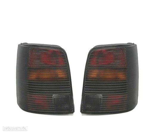 FAROLINS TRASEIROS PARA VOLKSWAGEN VW PASSAT 3B VARIANT 96-00 PRETO - 2