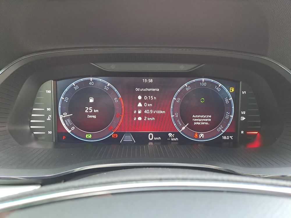 SKODA OCTAVIA 1.5 TSI 150KM DSG ACC Ambiente Kamera Salon PL ASO VAT23%