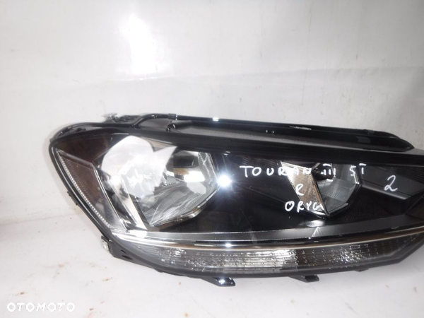 volkswagen touran 5t 15r- lampa przód przednia prawa 145100034300 - 7