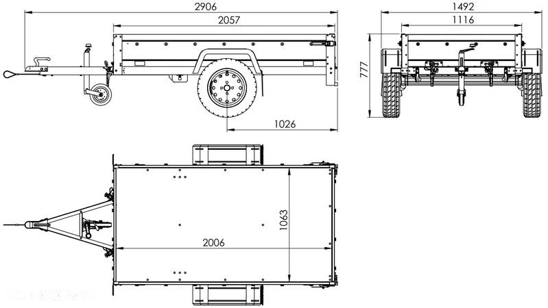 Unitrailer Garden Trailer 200 KIPP - 3