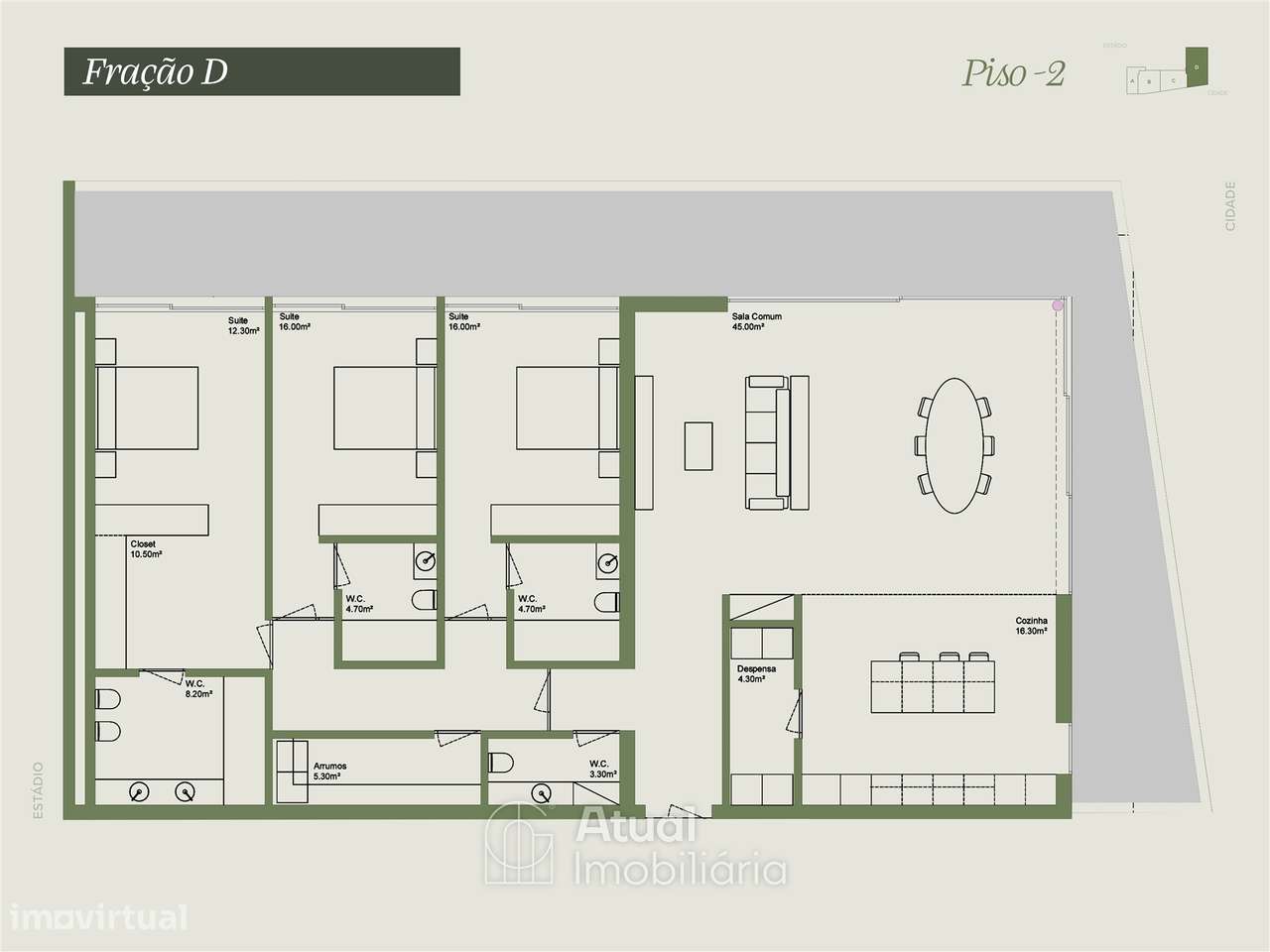 Apartamento T3+1 Venda em Caldas de Vizela (São Miguel e São João),Viz-26