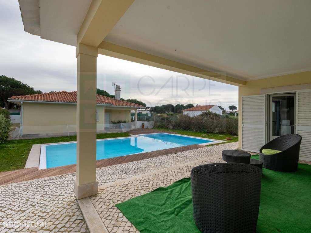 Moradias térreas T3 e T1, piscina, lote 5.250m2, Meco, Sesimbra - Grande imagem: 2/53