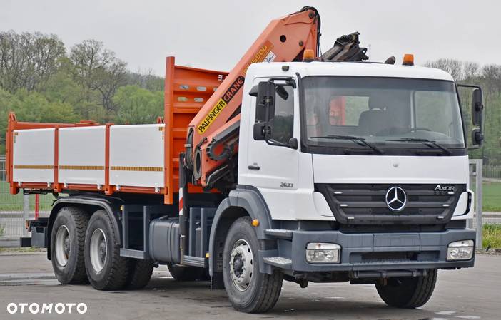 Mercedes-Benz AXOR 2633 * WYWROTKA 5,80 m * PK 15500 + PILOT / 6x4 - 3