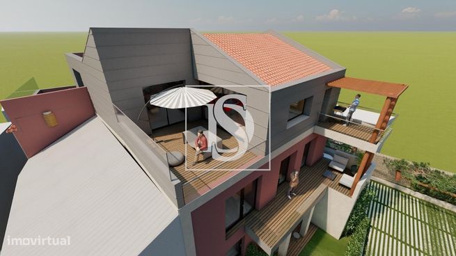 T1 Mezanino, Novo, no Empreendimento "Fão Riverside" – A 50m do Rio!-20
