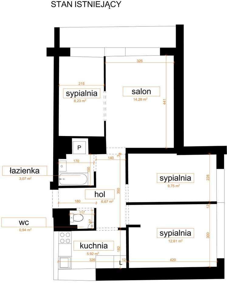 Plac Hallera - Namysłowska 4 pokoje 60 m2-7