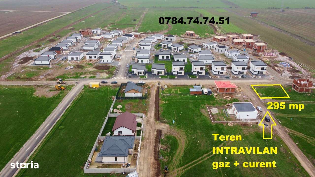 Teren constructie casa | 295 mp | comuna Berceni - Imagine principală: 2/3