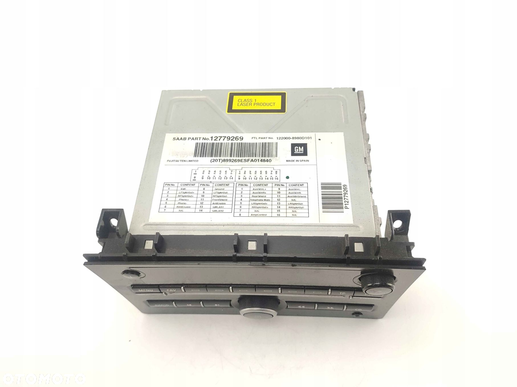 RADIO CD SAAB 9-3 II LIFT 12779269 - 7