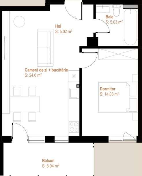 Proiect exclusivist la 2 pasi de Vivo, apartamente de 2/3/4 camere - Imagine principală: 4/7