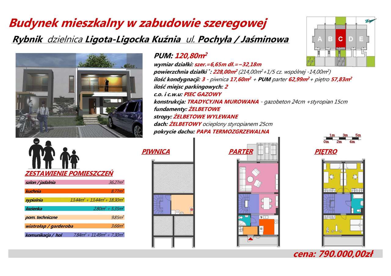 Nowoczesny dom szeregowy -  RYBNIK Ligota -  STANDARD PREMIUM-8