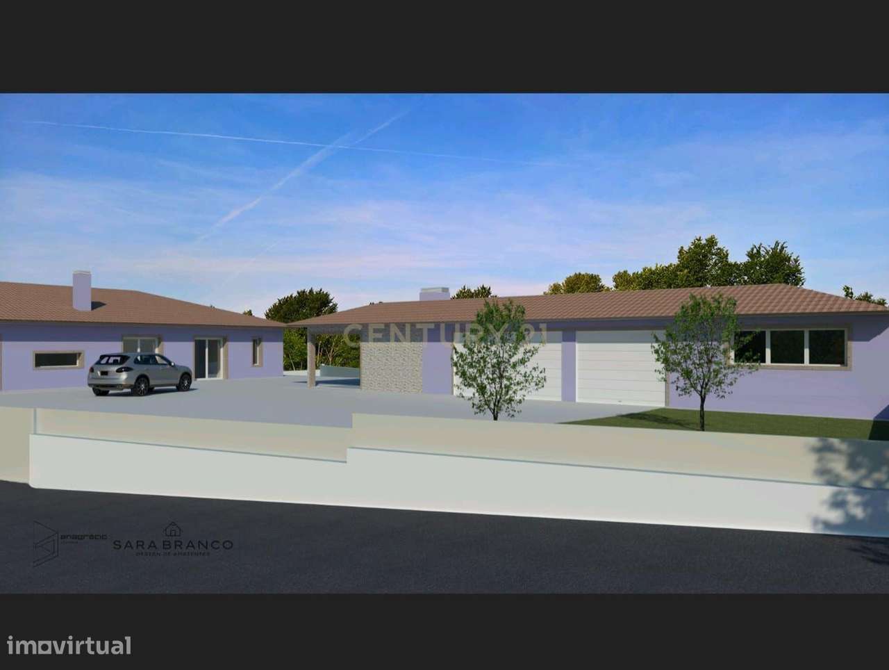 Terreno com projeto aprovado para Moradia T3 térrea com garagem em Con - Grande imagem: 5/9