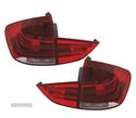 FAROLINS TRASEIROS PARA BMW X1 09- LIGHT BAR VERMELHO CROMADO - 1