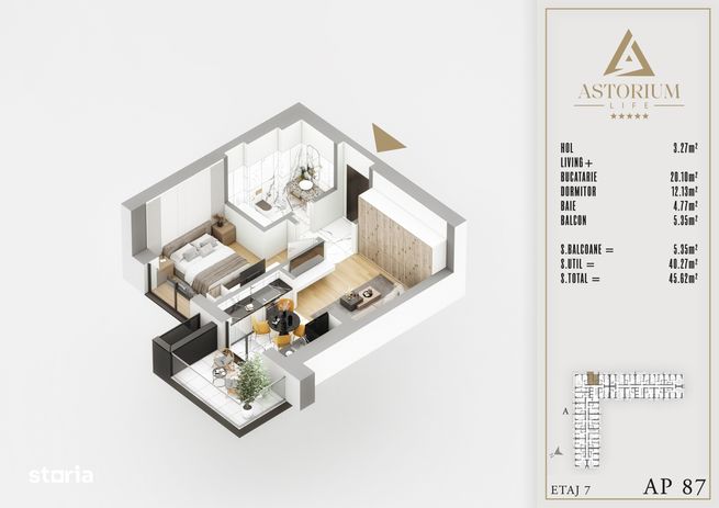 Titan Pallady 2 Camere studio Astorium exclusiv blocul A predare 2025-3