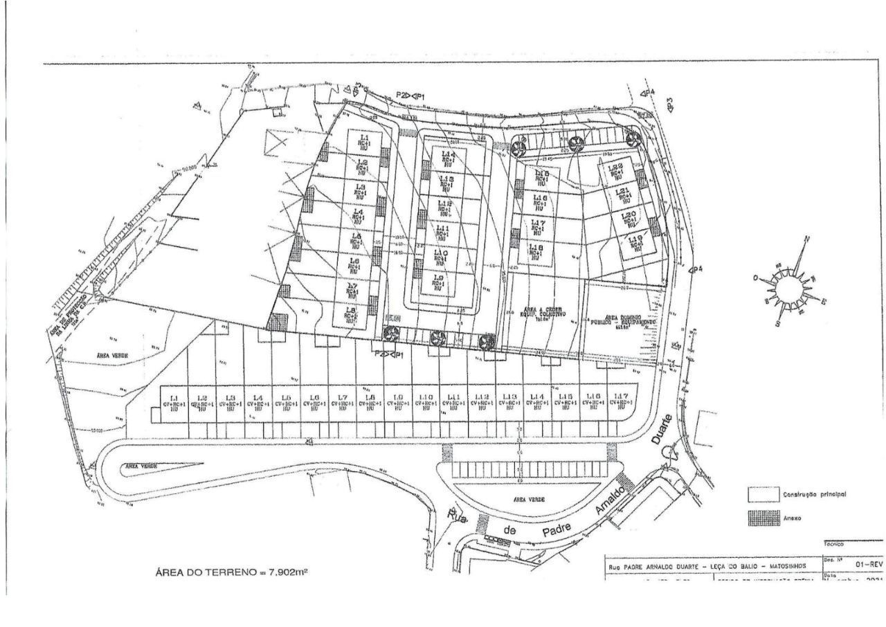 Terreno 22 lotes moradias - PIP aprovado - Matosinhos
