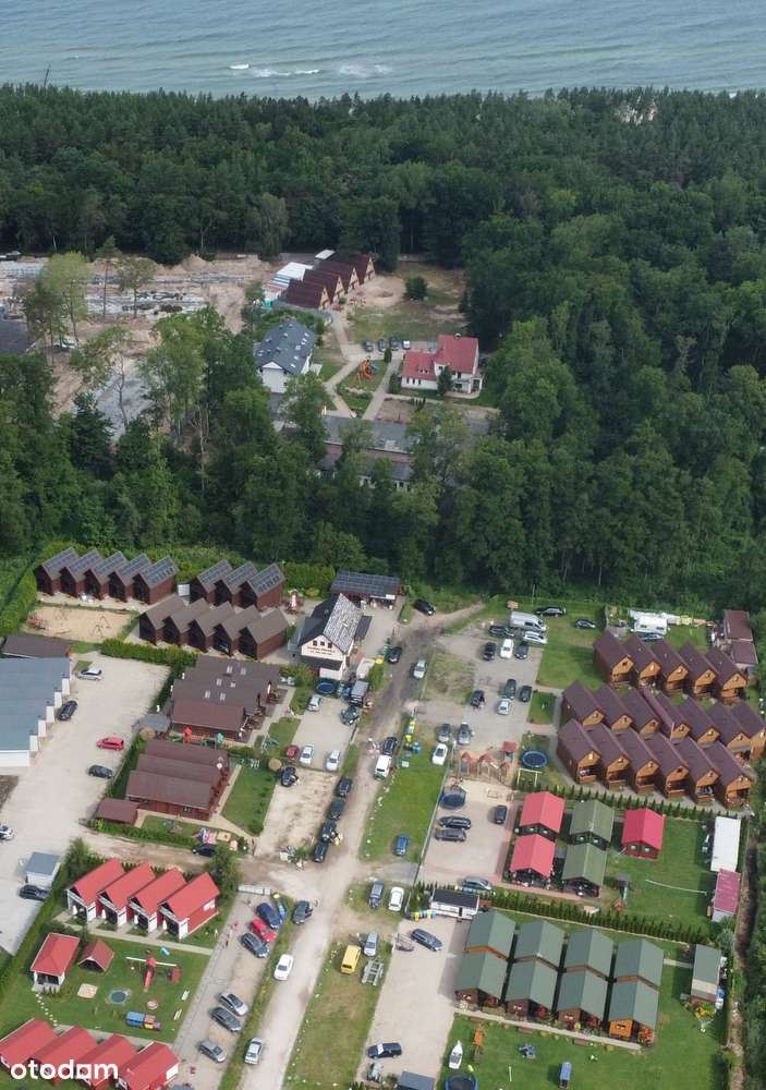 Sarbinowo Chłopy działka z domkami drewnianymi blisko morza - Pełny obrazek: 3/11