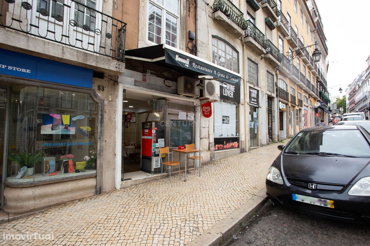 Restaurante para trespasse no Bairro Alto