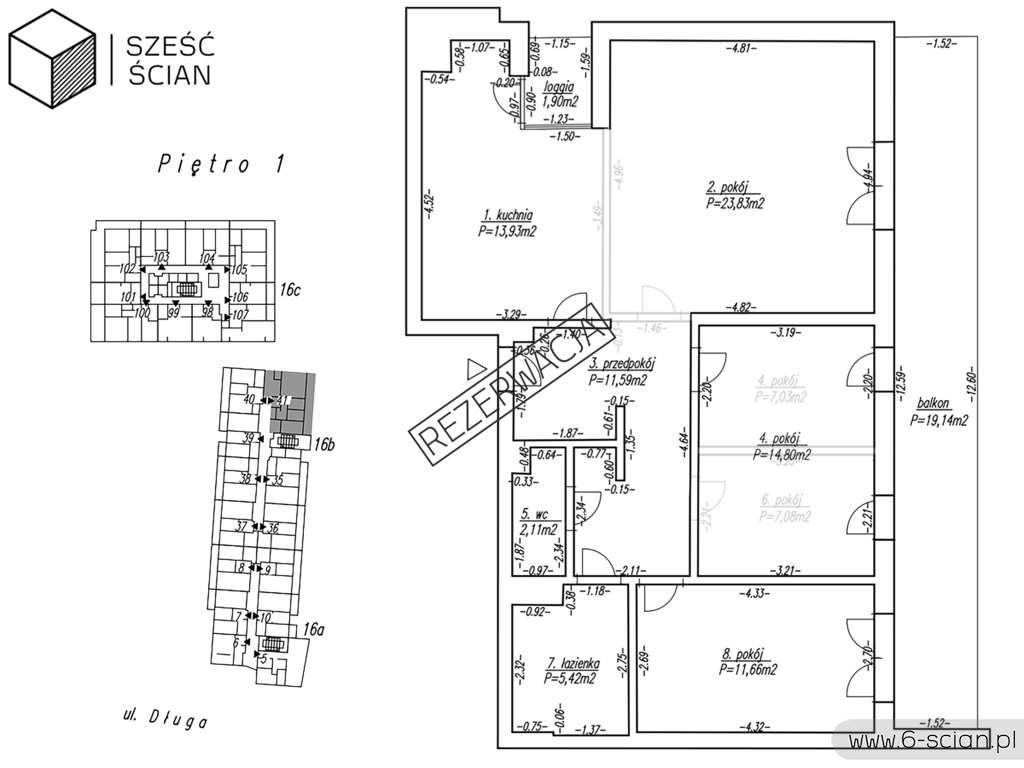 Apartament 3-pok | Balkon | Parking | Odra House-16