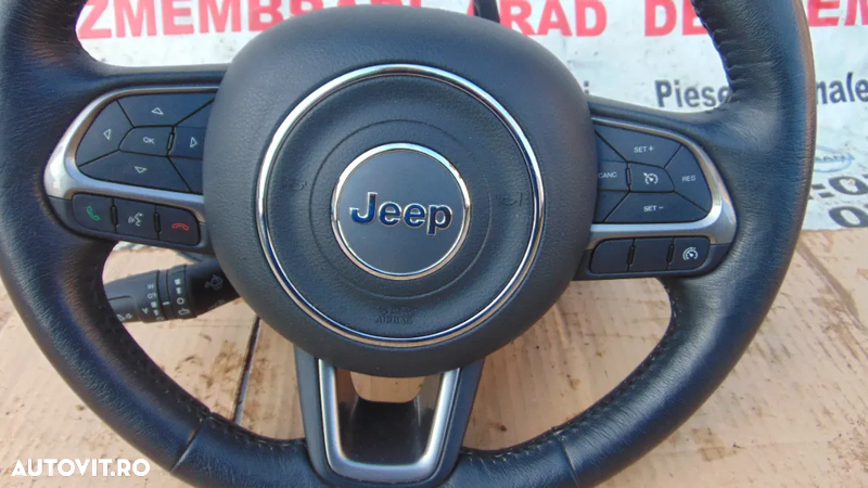 Volan cu comenzi jeep renegade 2014-2021 fara airbag - 2