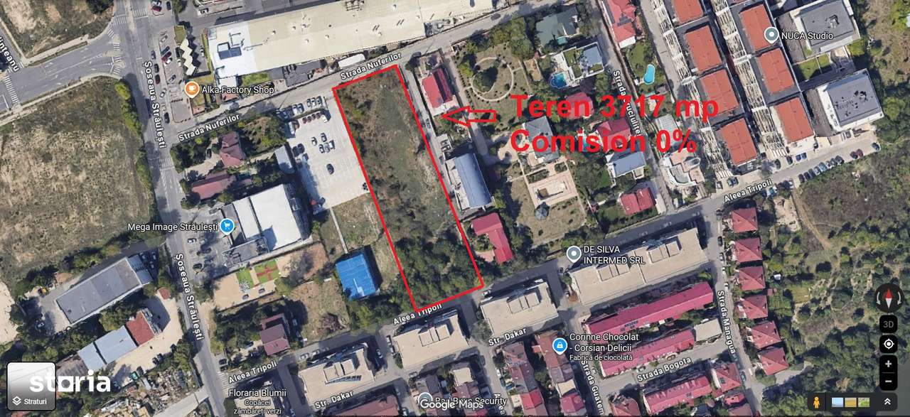 Teren Baneasa-Sos. Straulesti| Deschidere Dubla| Localizare Excelenta - Imagine principală: 4/13