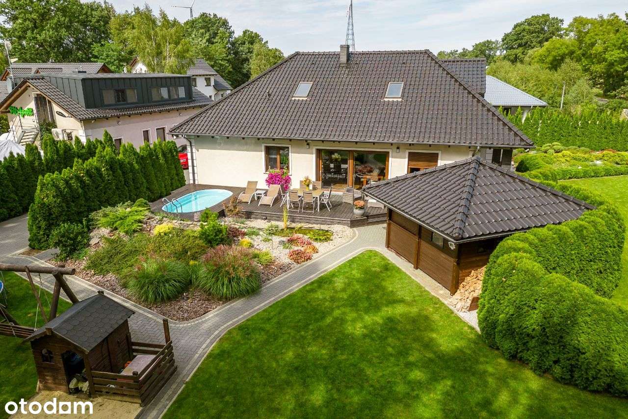 Nowoczesny dom basen, sauna, las + budynek firmowy - Pełny obrazek: 5/20