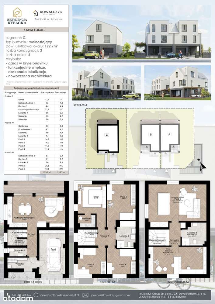 Zaścianki: dom PREMIUM przy lesie, 6 pokoi, garaż - Pełny obrazek: 4/12