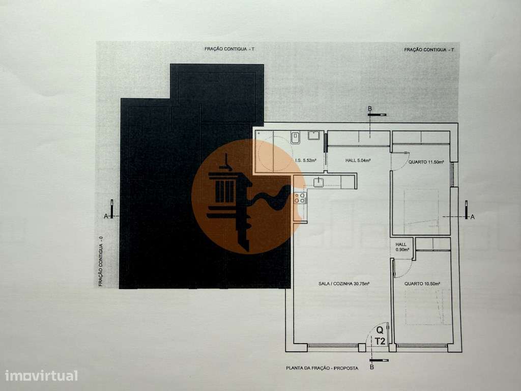 Apartamento T2 com Equipamentos Modernos | 1ª Linha de Praia - Mont... - Grande imagem: 3/4