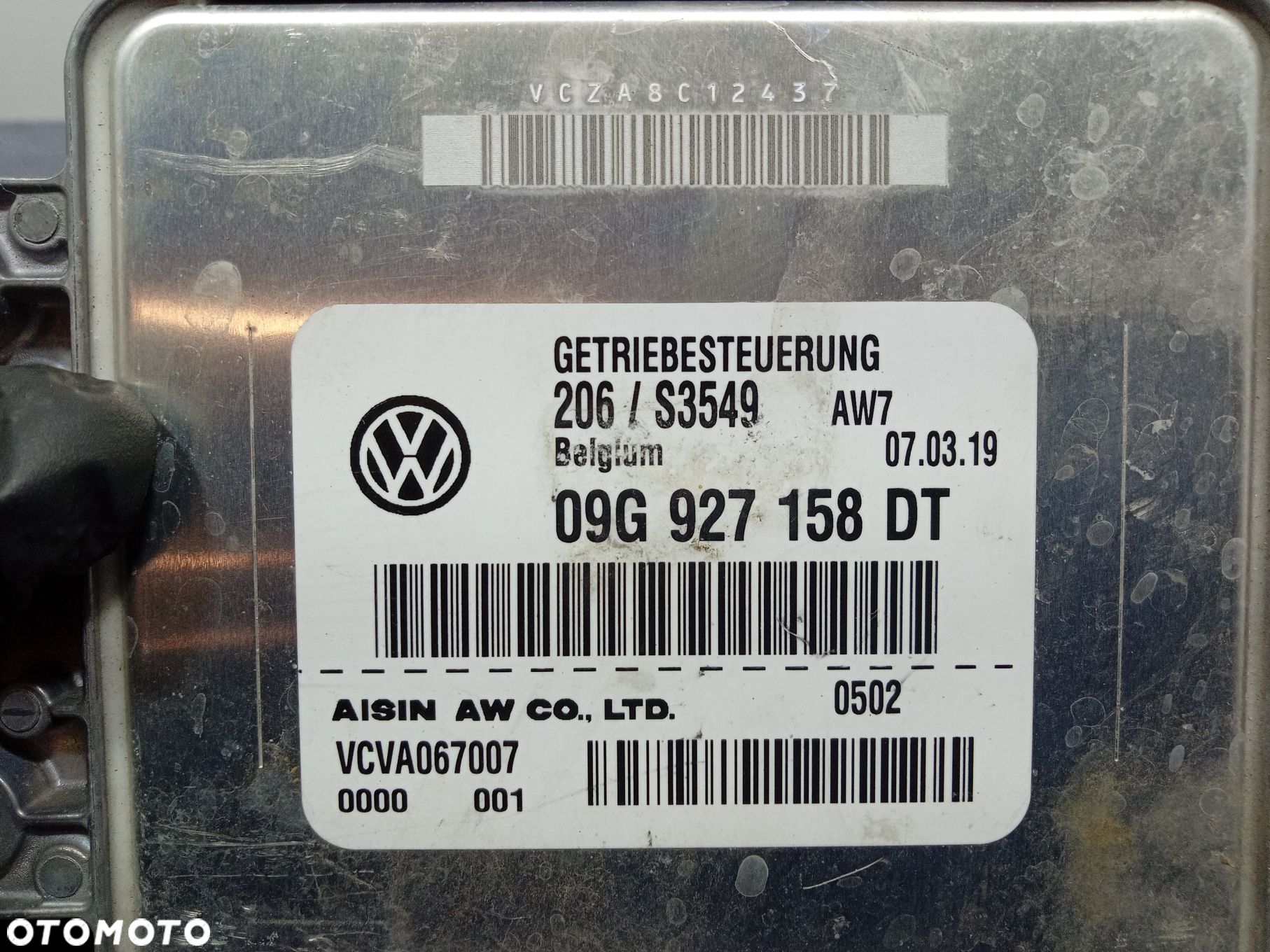 VW TIGUAN II 2.0 TSI STEROWNIK SKRZYNI DSG 09G927158DT - 3