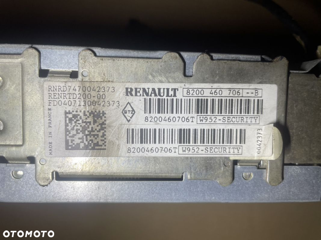 8200460706 radio  renault laguna 2 II trafic kangoo - 3