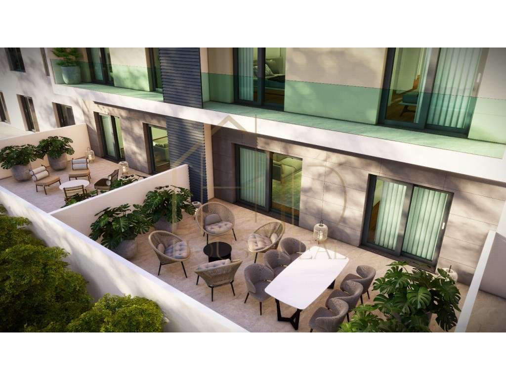 MODERNO Apartamento T1 com terraço no Pinhal do General. Fernão Ferro - Grande imagem: 2/15