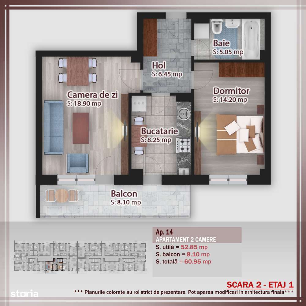 AP. 2CAM. COMPLEX DE 4 BLOCURI P+3 / LOC DE PARCARE INCLUS!-0
