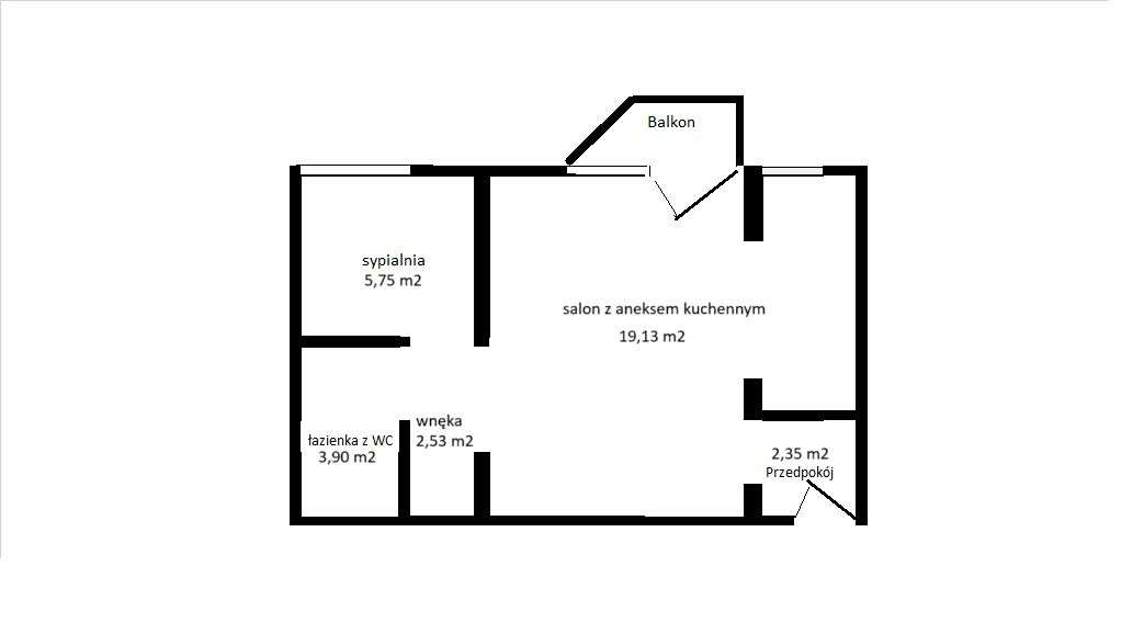33,66 m2, 2 pokoje, 4p. (winda) C.O. miejskie K-CE-5
