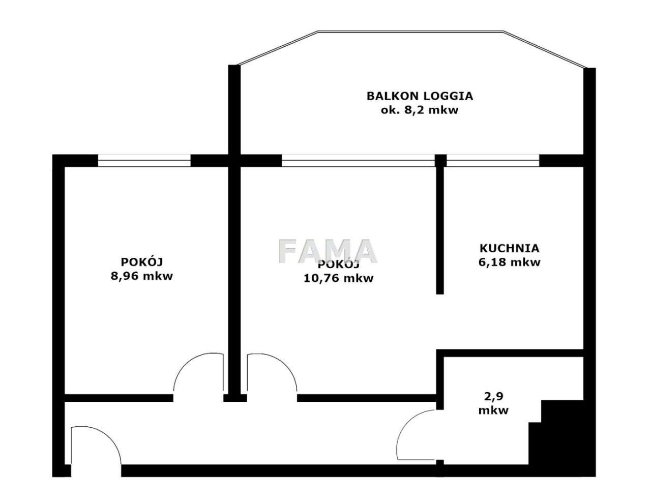 Os. Południe, ul. Kaliska, dwa pokoje, wolne!-1