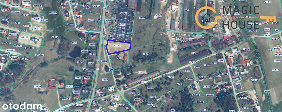 Działka Usługowo- Przemysłowa w Chwaszczynie - Pełny obrazek: 1/3