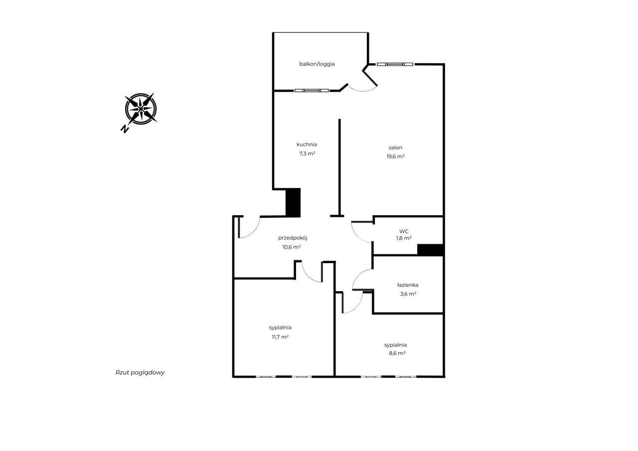 3-pokojowe mieszkanie na Nowej Starówce Kołobrzegu |  widok na rzekę!!-3