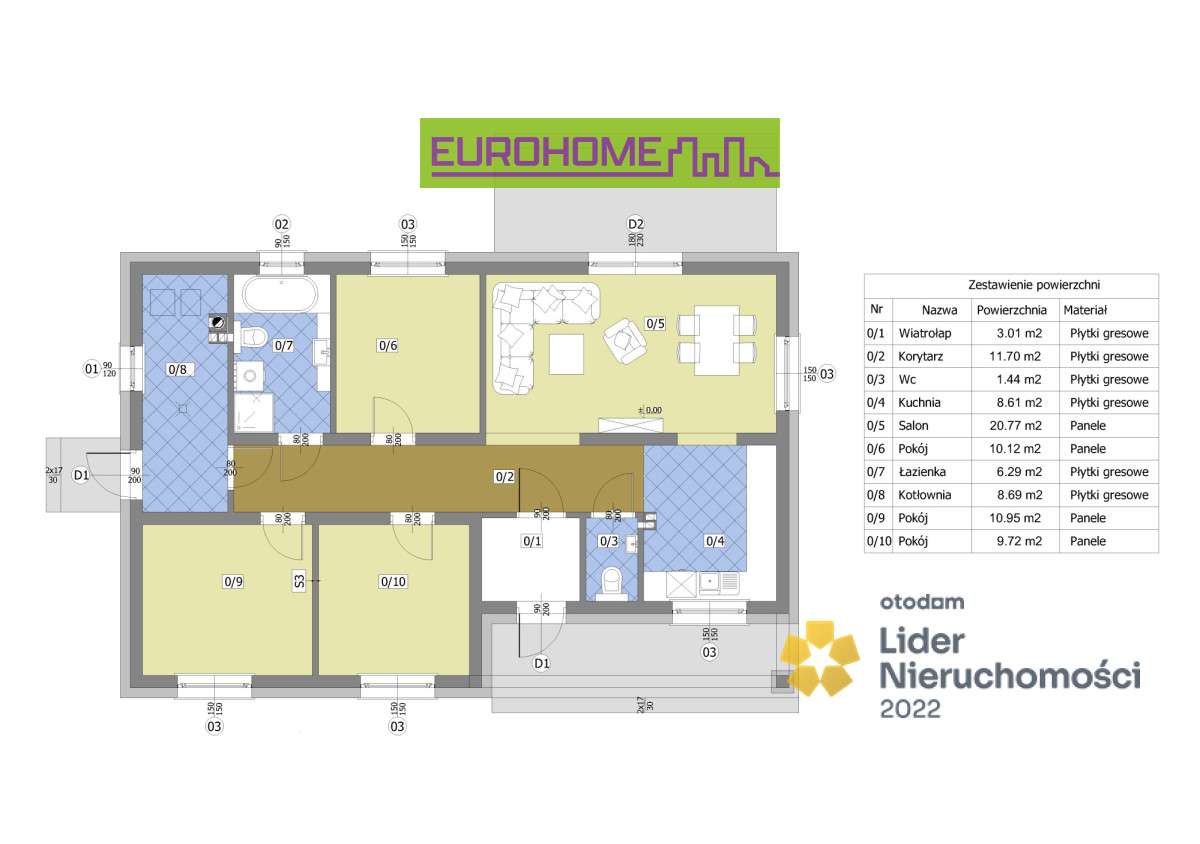 Dom w stylu szkieletowym 91,3 m² |Podleszany|-13