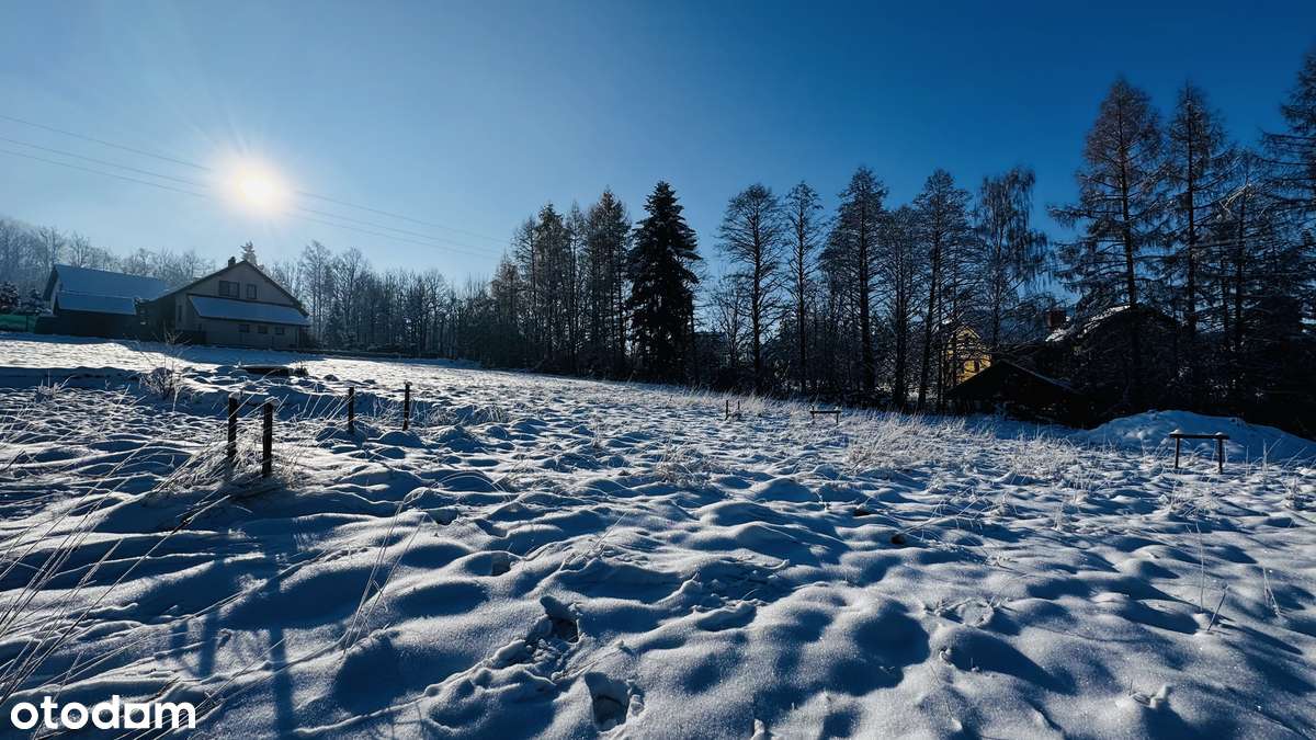 Dz. bud. 1154 m2  pod Zebrzydką - widoki , blisko las i góry Górki W. - Pełny obrazek: 4/12