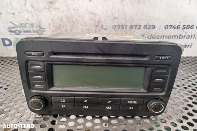 RADIO CD PLAYER 2 MODELE 1K0035186P MX 1253 Volkswagen Golf 5  [din 2003 pana  2009] seria - 4